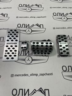 Накладки на педали 4шт AMG на Mercedes-Benz W117 W118 CLA GLA  GL ML 