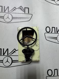 Эмблема капота на Mercedes w221 w211 w212 черная Эмблема капота на Mercedes w221 w211 w212 черная